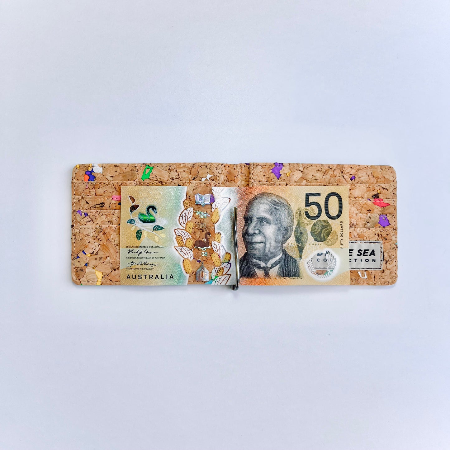 Matt Money Clip Wallet in Vivid - By The Sea Collection