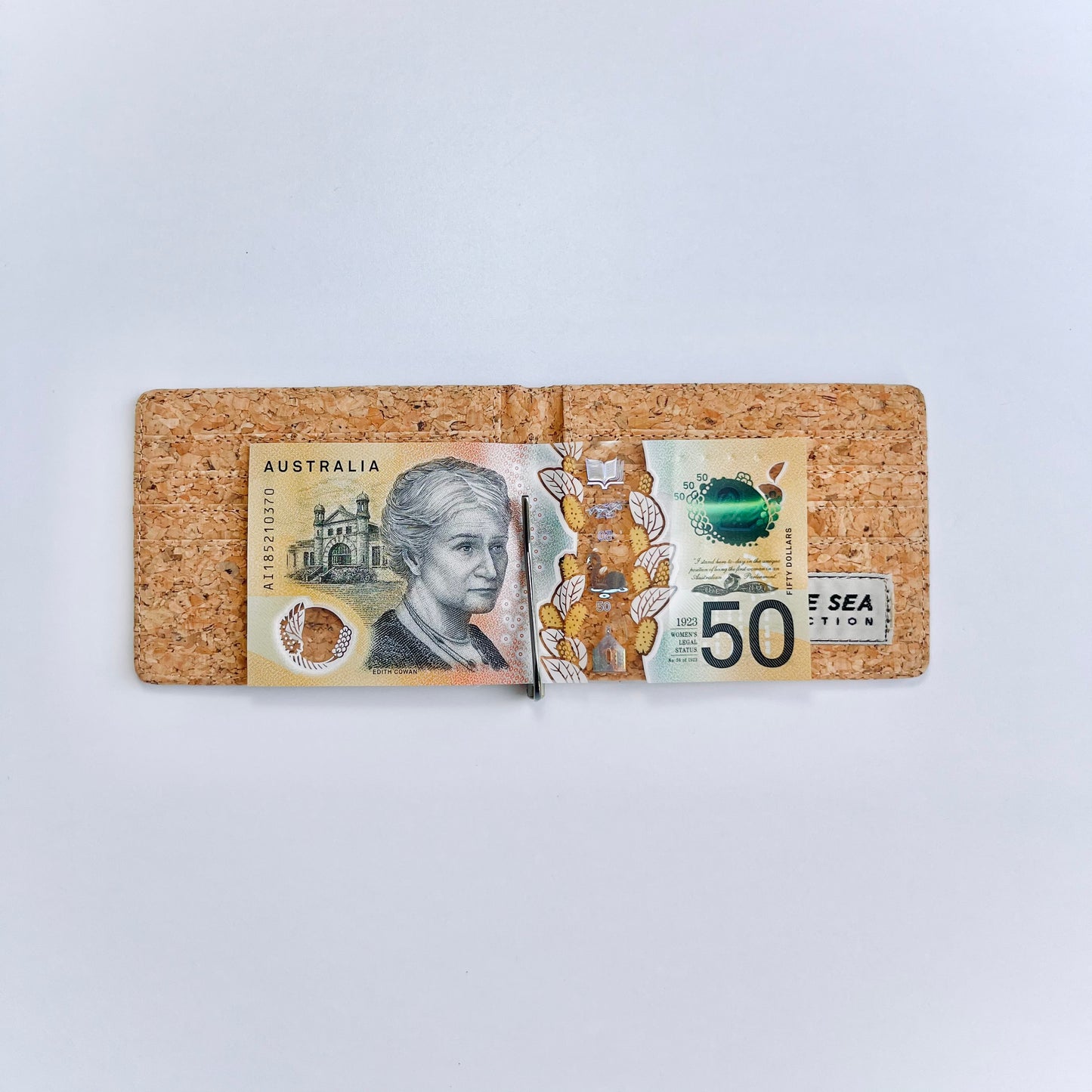 Matt Money Clip Wallet in Classic - By The Sea Collection