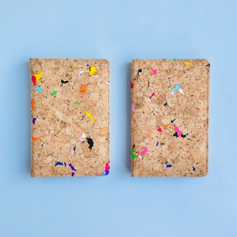 Fifi Cork Zip Passport Holder in Vivid - By The Sea Collection