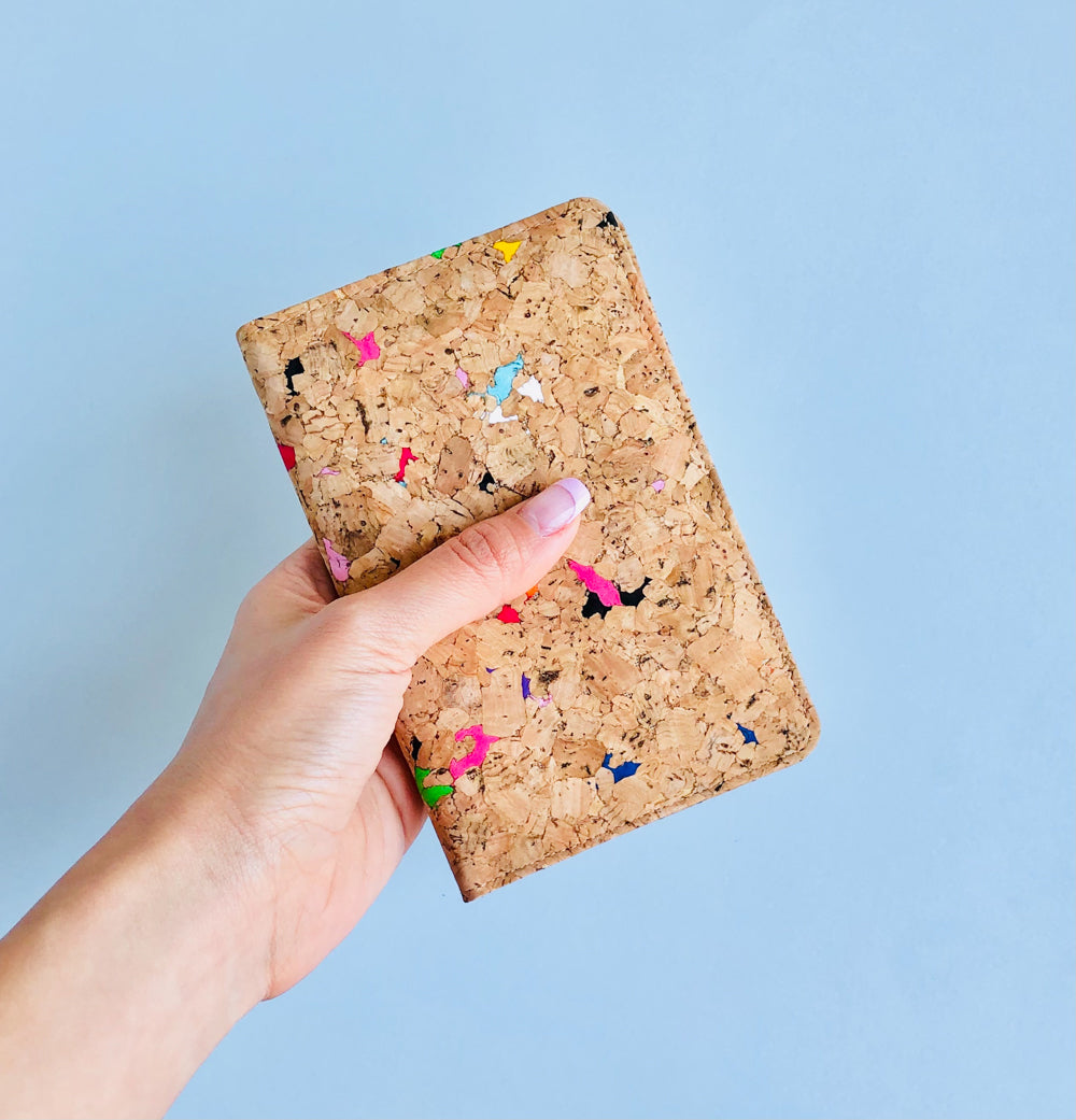 Fifi Cork Zip Passport Holder in Vivid - By The Sea Collection