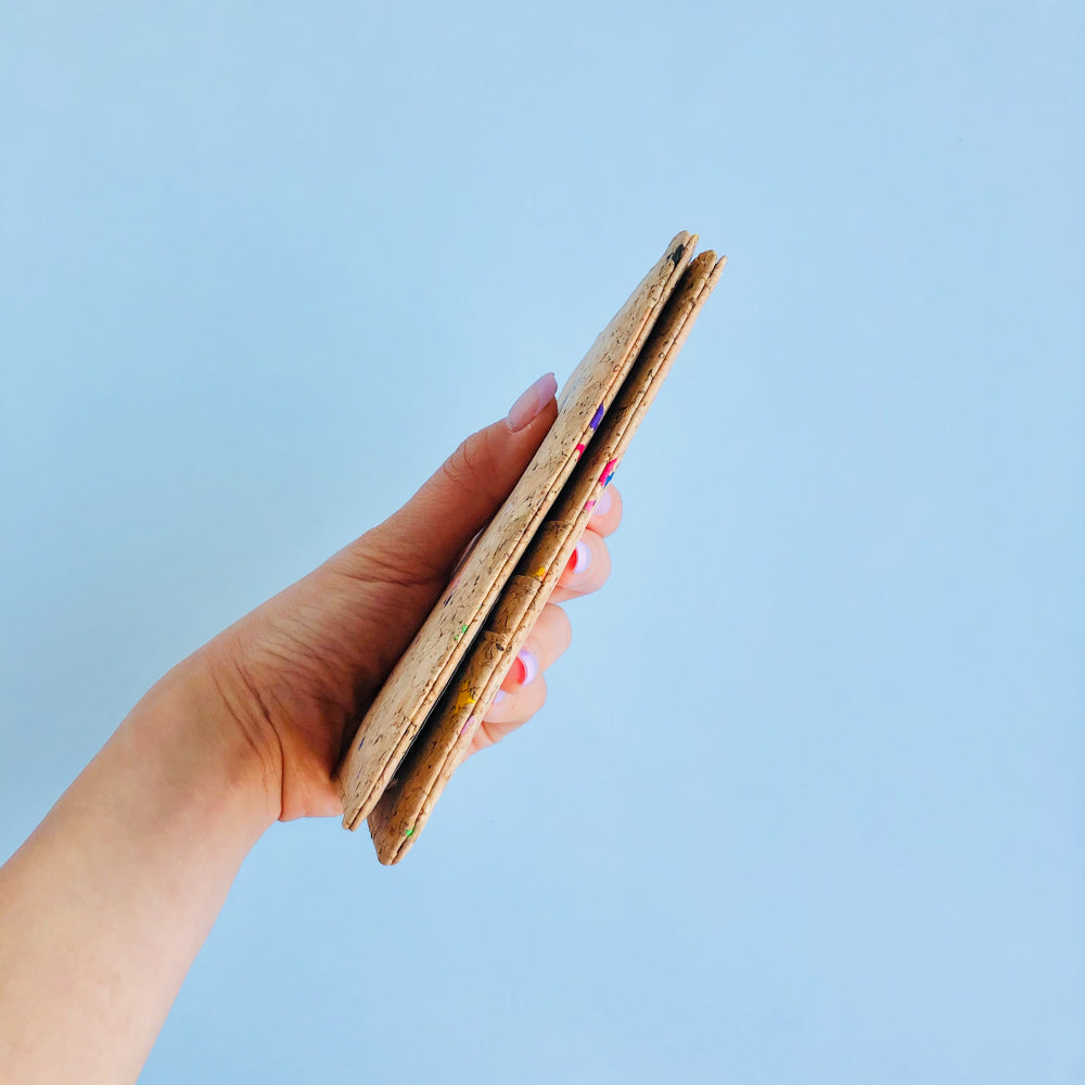 Fifi Cork Zip Passport Holder in Vivid - By The Sea Collection