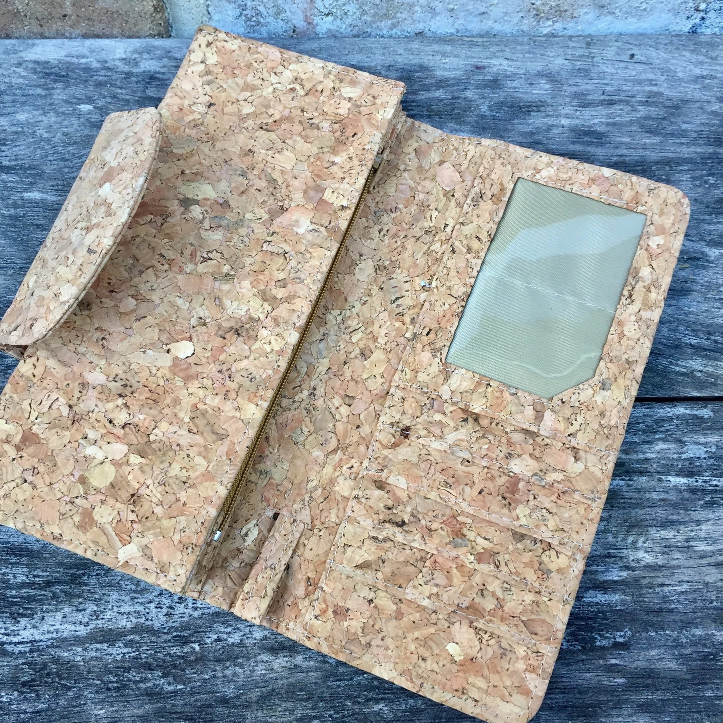 Fara Long Cork Wallet in Classic - By The Sea Collection