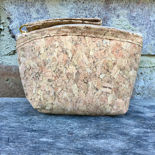 Gigi Large Cork Coin Pouch in Classic - By The Sea Collection