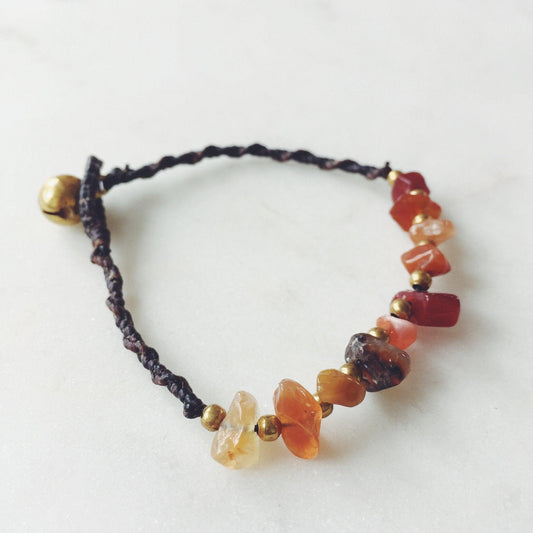Carnelian Bohemian Bracelet - By The Sea Collection