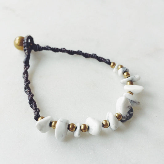 White Turquoise Bohemian Bracelet - By The Sea Collection