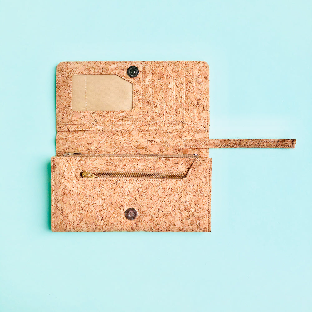 Lola Long Cork Wallet in Classic - By The Sea Collection