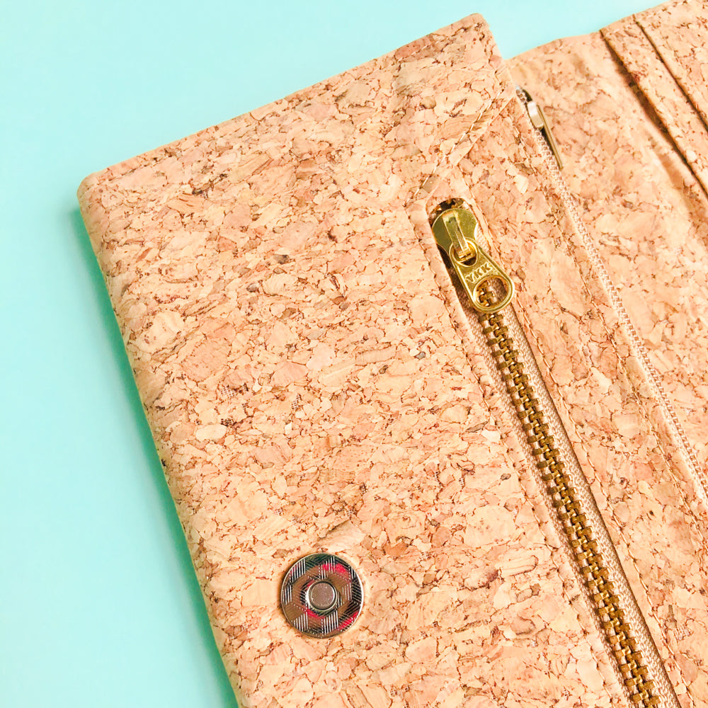 Lola Long Cork Wallet in Classic - By The Sea Collection