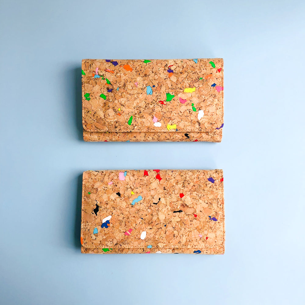 Lyla Cork Cross Body Clutch in Vivid - By The Sea Collection