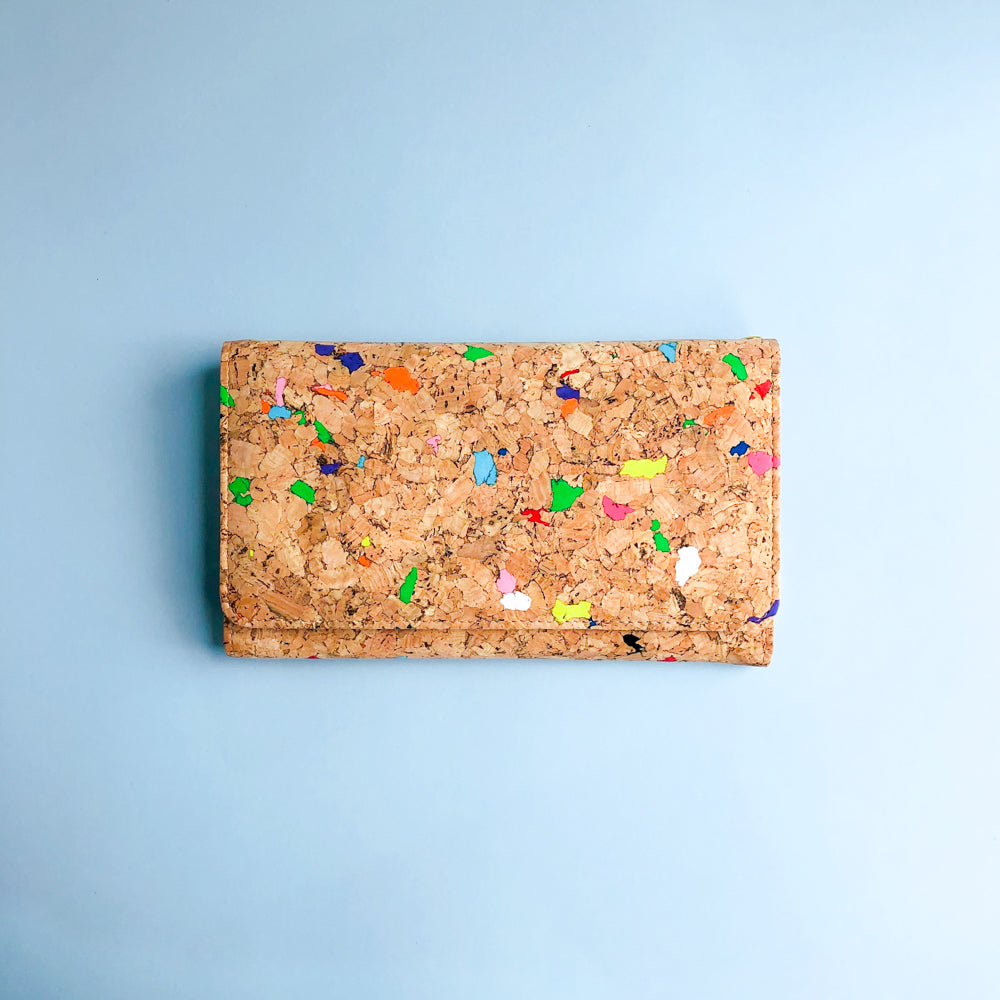 Lyla Cork Cross Body Clutch in Vivid - By The Sea Collection