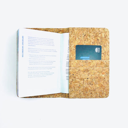 Fifi Cork Zip Passport Holder in Classic - By The Sea Collection