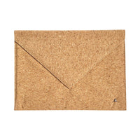 The front image of By The Sea Collection, Alice, classic vegan cork leather laptop document case