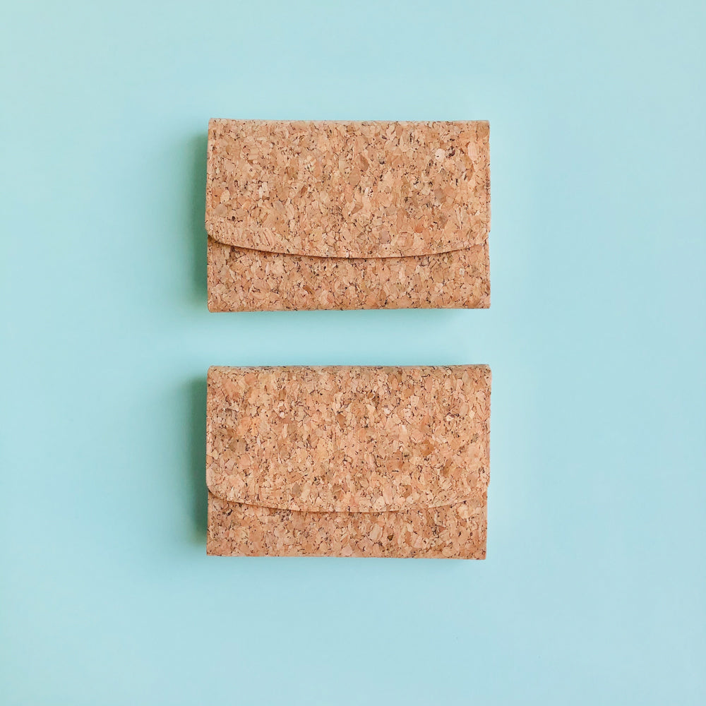 By The Sea Collection, Emily, classic vegan cork leather wallet