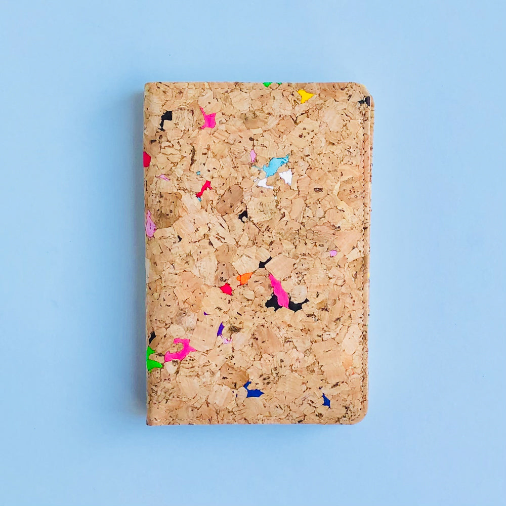 Fifi Cork Zip Passport Holder in Vivid - By The Sea Collection