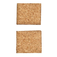 Two front image side by side of By The Sea Collection, Henry, classic vegan cork leather compact wallet
