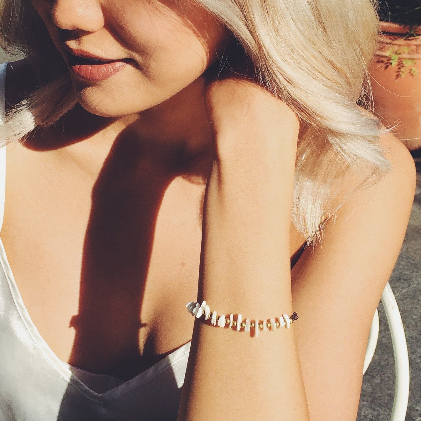 White Turquoise Bohemian Bracelet