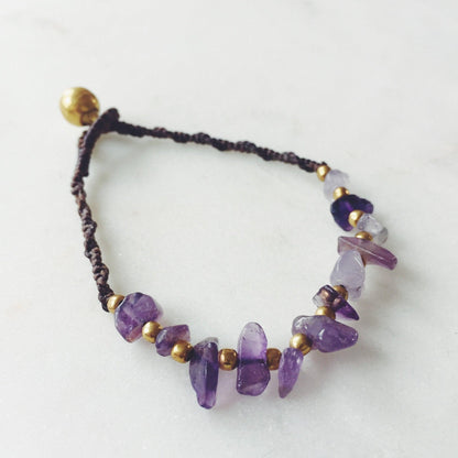 Amethyst Bohemian Bracelet - By The Sea Collection