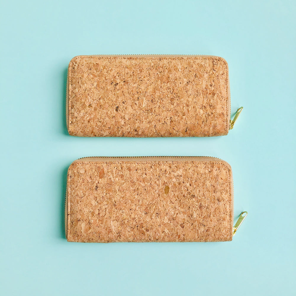 Two By The Sea Collection, Iggy, women’s vegan cork leather wallets