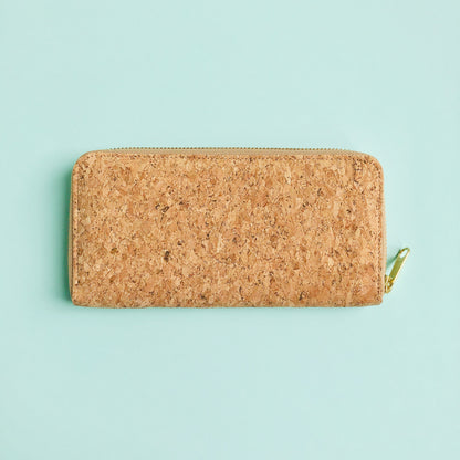 By The Sea Collection, Iggy, women’s vegan cork leather wallet 