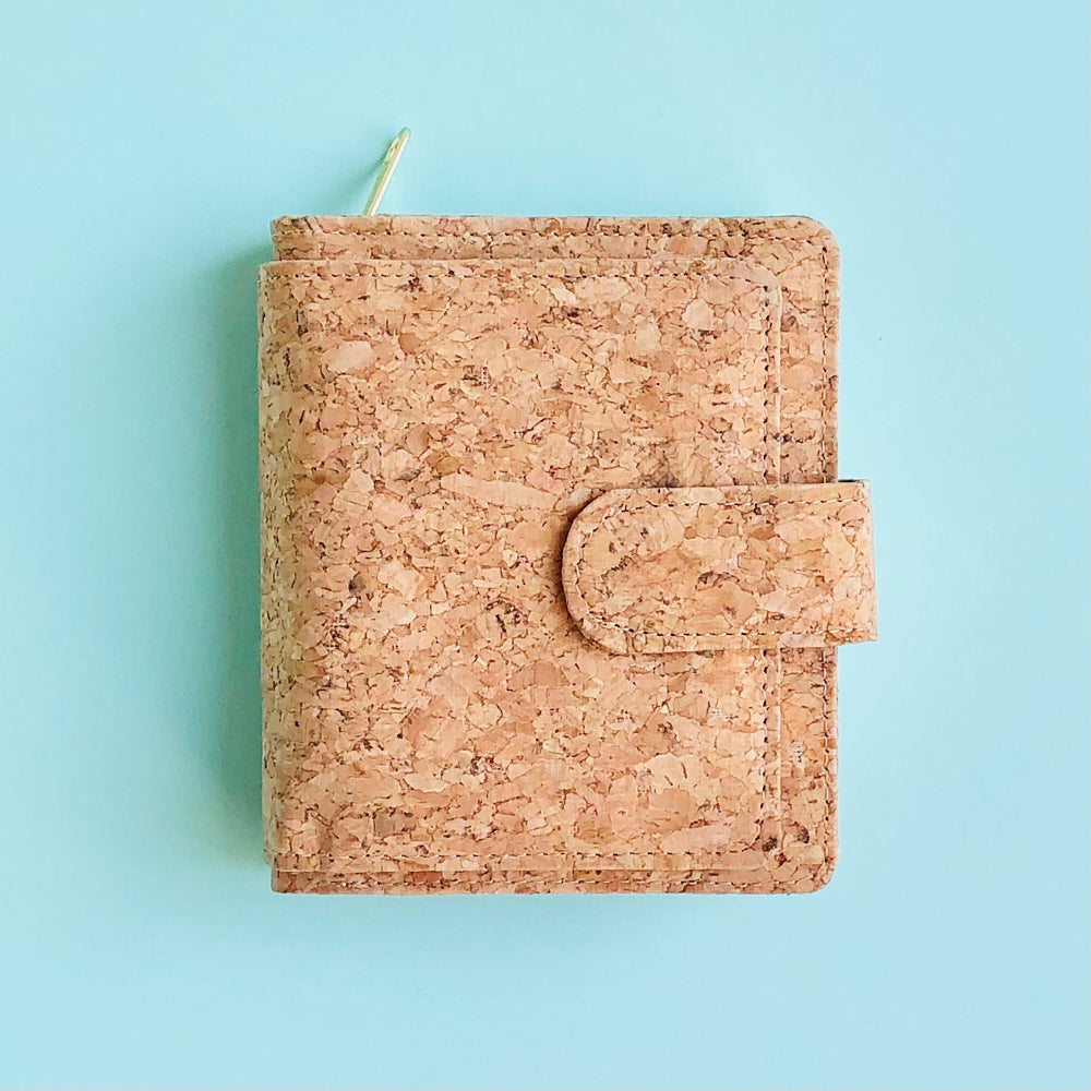 By The Sea Collection, Kayla, classic vegan cork leather wallet