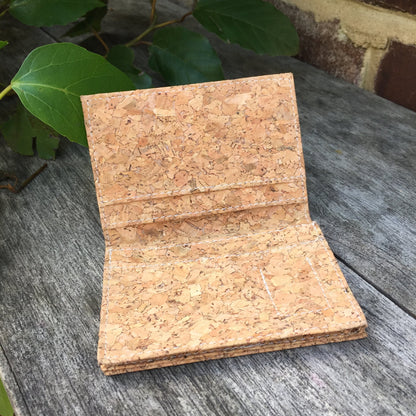 Kevin Bi-Fold Cork Card Holder in Classic No - By The Sea Collection