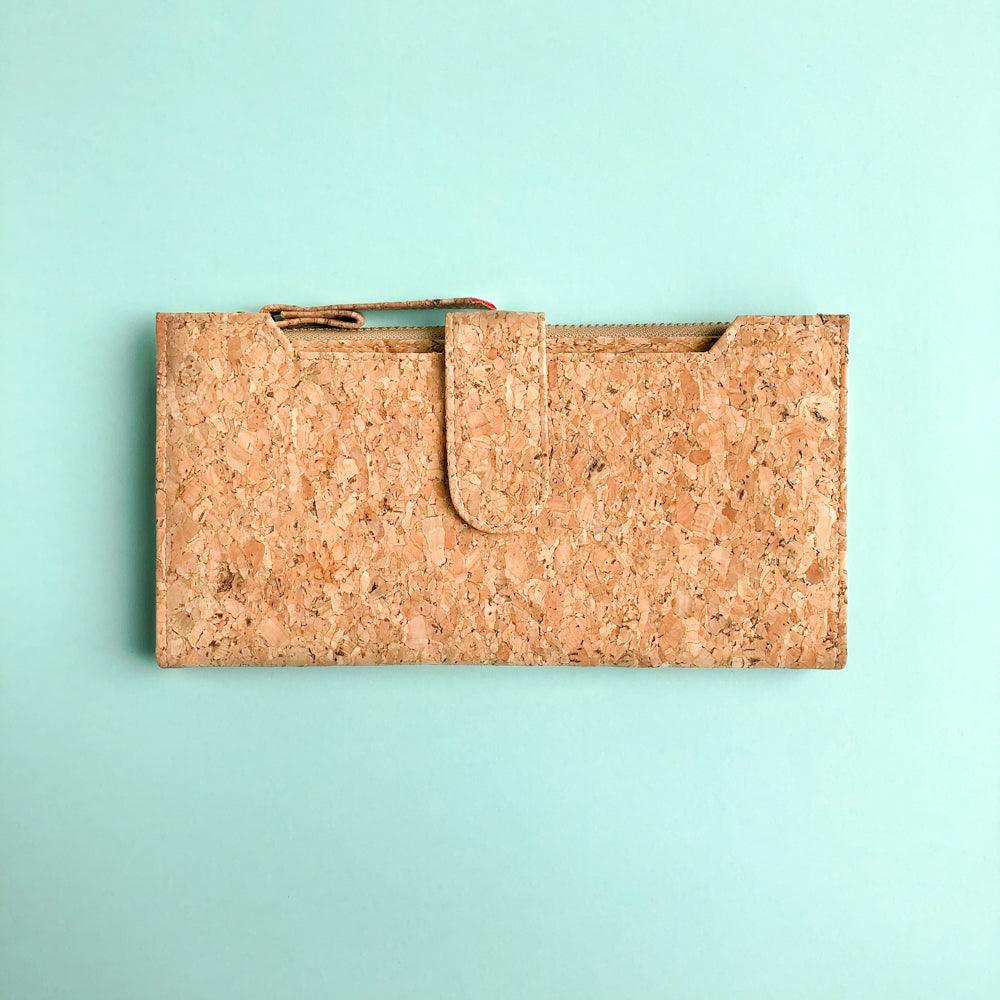 Lizzie Long Cork Wallet in Classic - By The Sea Collection