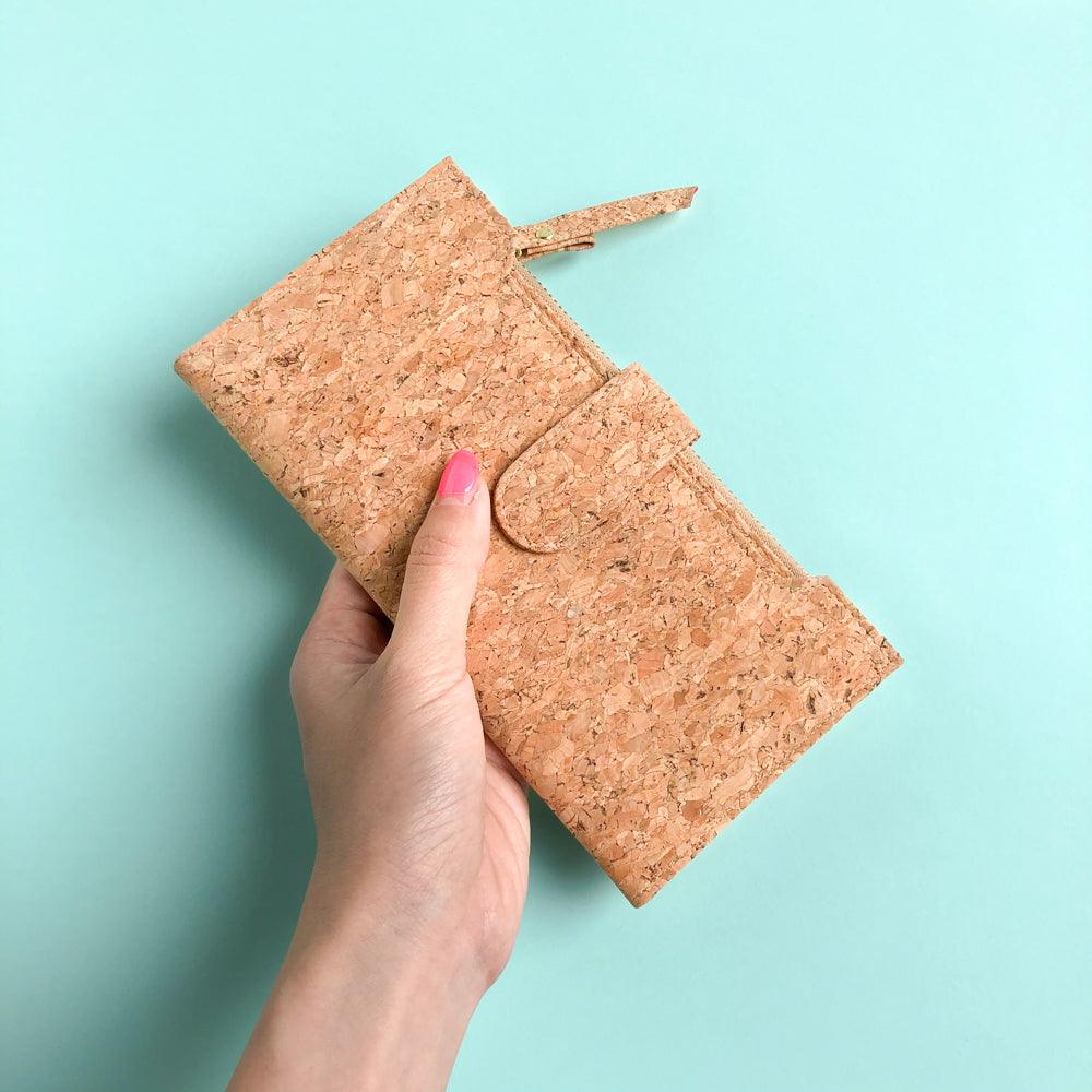 Lizzie Long Cork Wallet in Classic - By The Sea Collection