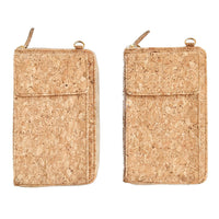 Two side by side of By The Sea Collection, Nyla, classic cork cross body phone bag