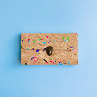 By The Sea Collection, Susie, colourful vegan cork leather shoulder bag