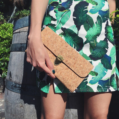 Susie Cork Clutch in Classic - By The Sea Collection