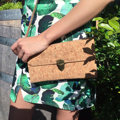 Susie Cork Clutch in Classic - By The Sea Collection