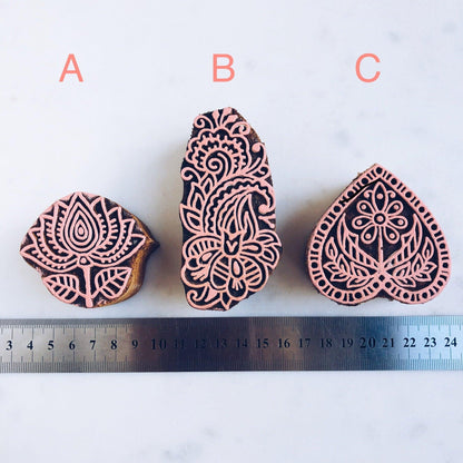 Wooden Block Stamps - Pink - By The Sea Collection