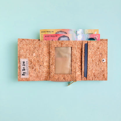 Nina Small Cork Wallet in Classic - By The Sea Collection