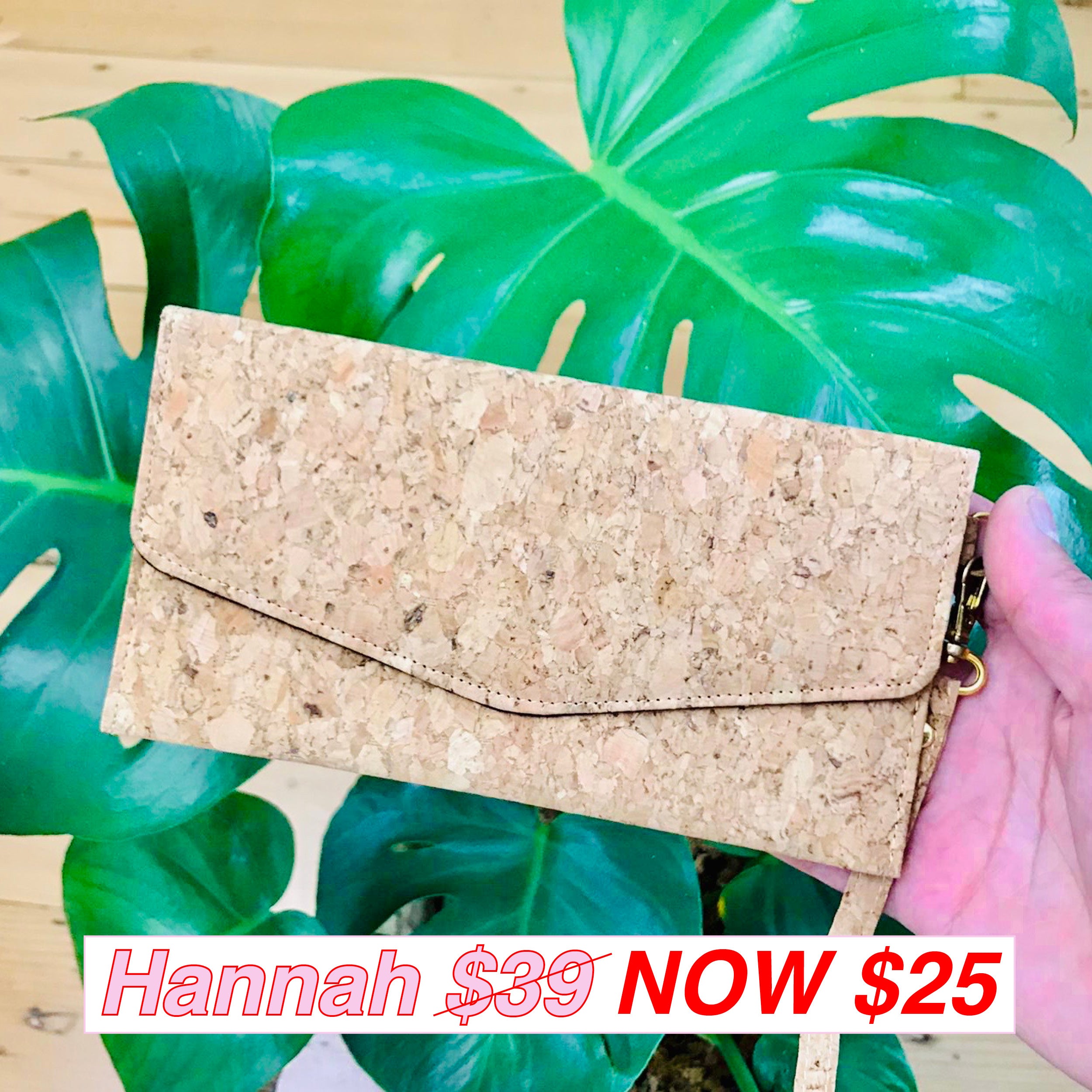Hannah Cork Pouch in Classic