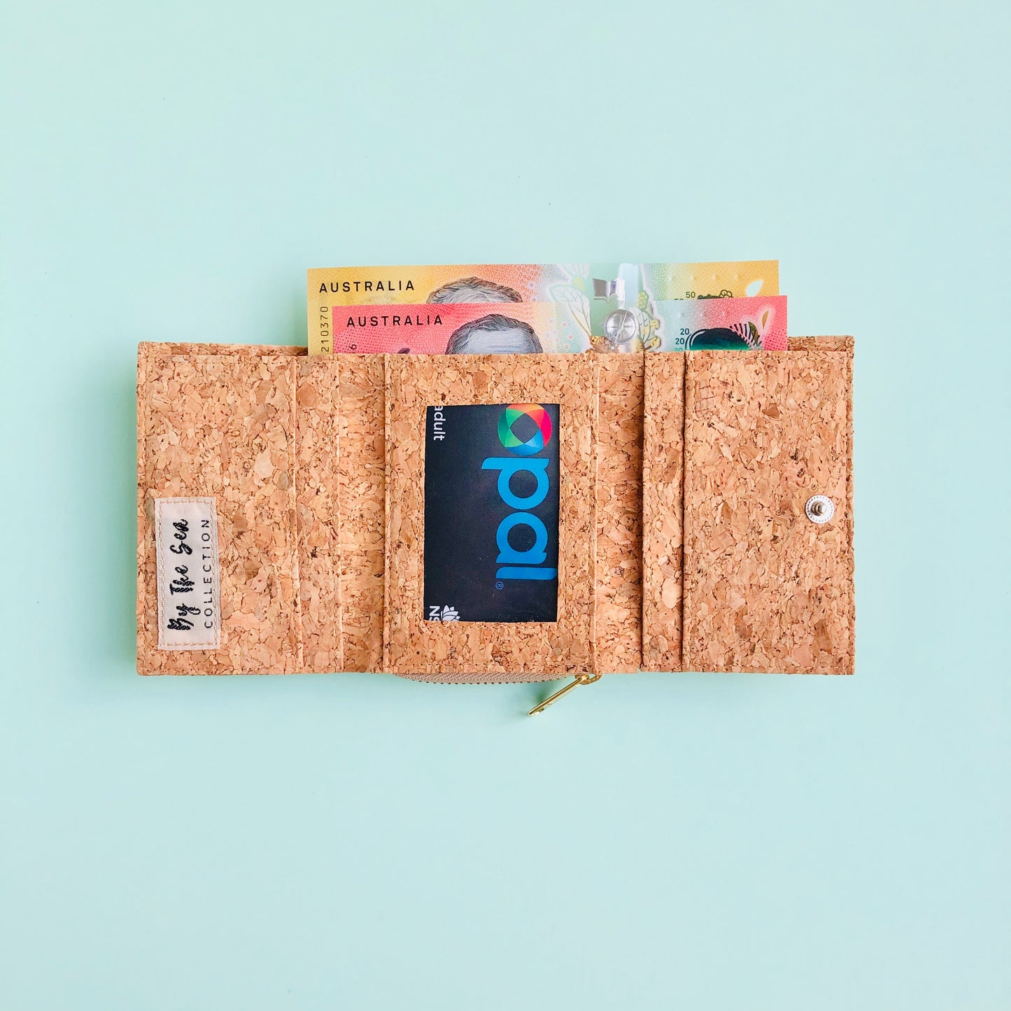 Nina Small Cork Wallet in Classic - By The Sea Collection