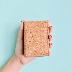 Vegan Cork Leather Wallet Nina in Vivid