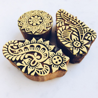 Wooden Block Stamps - Yellow